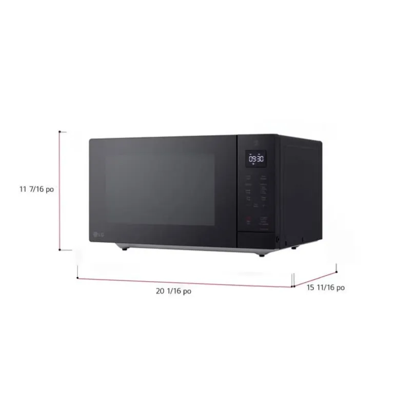 LG Microwave Black 900 20" MSER1130B