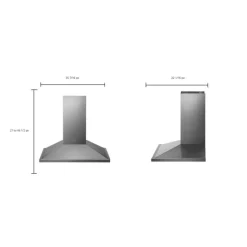 LG STUDIO Chimney hood Wall Mount White 36" , 600 CFM - LSHD3680ST