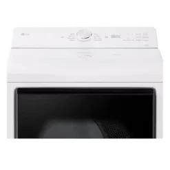 LG Washer & Dryer Kit, White, Top-Load - WT-DLE8200