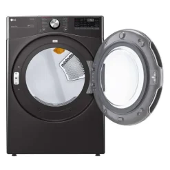 LG Washer & Dryer Sert, Black Stainless, Front-Load - ENS4100