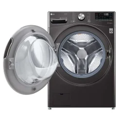 LG Washer Front-Load Black Stainless Steel 27