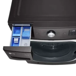 LG Washer Front-Load Black Stainless 29