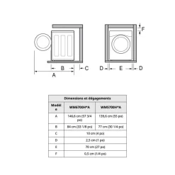 LG Washer Front-Load Graphite Steel 27