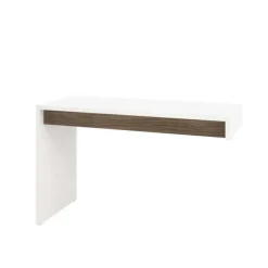 Liber-T 3pcs Home Office Set, White And Walnut - Nexera