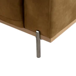 Loveseat with Deep Seating - Brown
