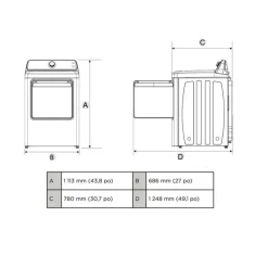 Midea Dryer  White 27
