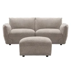 Modular Loveseat with Ottoman - 3 pcs
