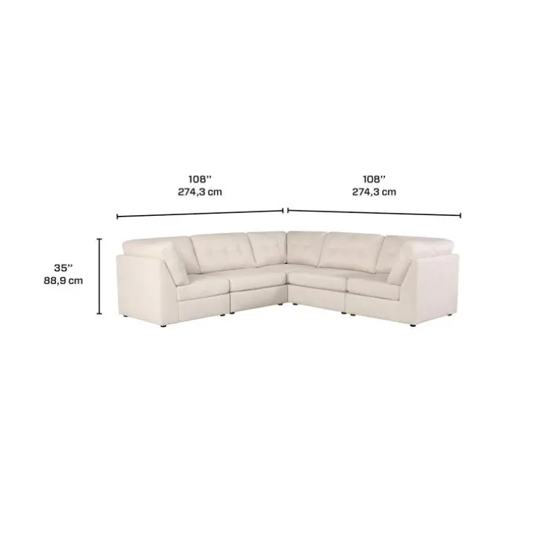 Modular Sectional - 5 pcs