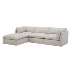 Modular Sectional with Ottoman - 4 pcs