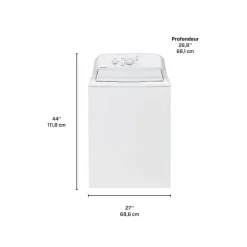 MOFFAT Washer Top-Load White 27" - MTW201BMRWW