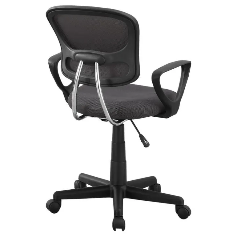 Office chair - grey mesh juvenile / multi position - Monarch
