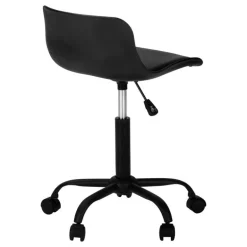 Office chair - juvenile low back - adjustable height   black - Monarch