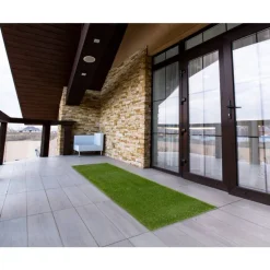 Outdoor Faux Green Grass Rug - 4 x 6