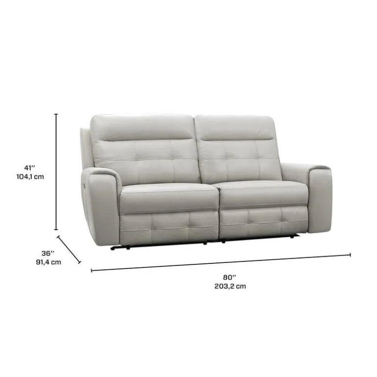 Power Modular Reclining Loveseat - 2 pcs