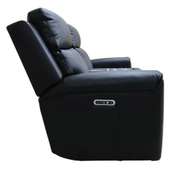 Power Reclining Loveseat with Massage, Heat, Console, and Built-In Sound System