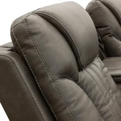 Power Reclining Loveseat with Adjustable Headrests