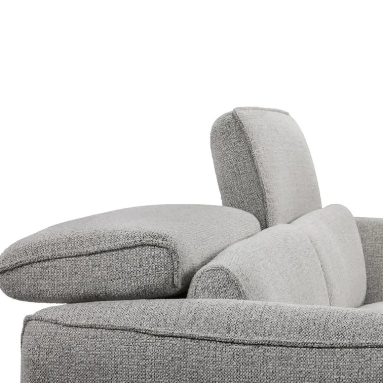 Power Reclining Sofa with Adjustable Headrests - Fabric