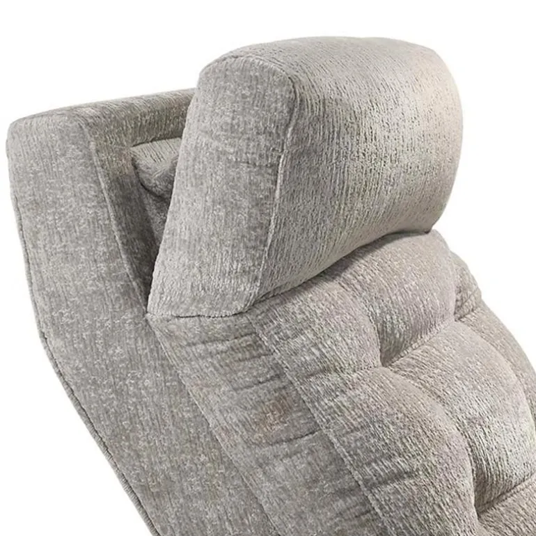 Power Rocker Swivel Recliner with Adjustable Headrest