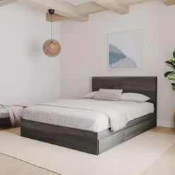 Queen Bed with 3-Drawer Storage (60