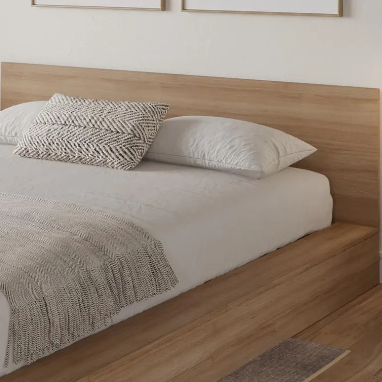 Queen Bed with Headboard (60") - Nexera