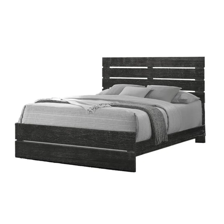 Queen Bed with Headboard (60") - Monarch