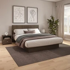 Queen Bed with Headboard (60")