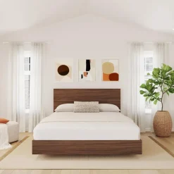 Queen Bed with Headboard (60