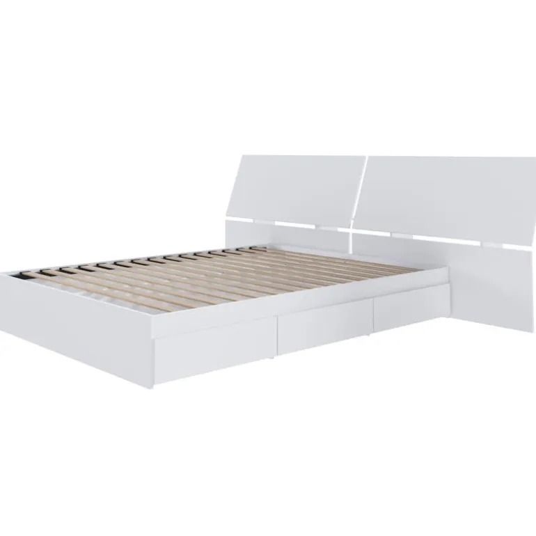 Queen Bed with Headboard (60") - Nexera