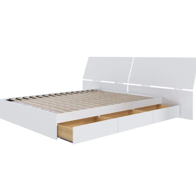 Queen Bed with Headboard (60") - Nexera