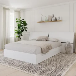 Queen Bed with Headboard (60
