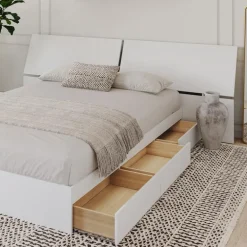 Queen Bed with Headboard (60