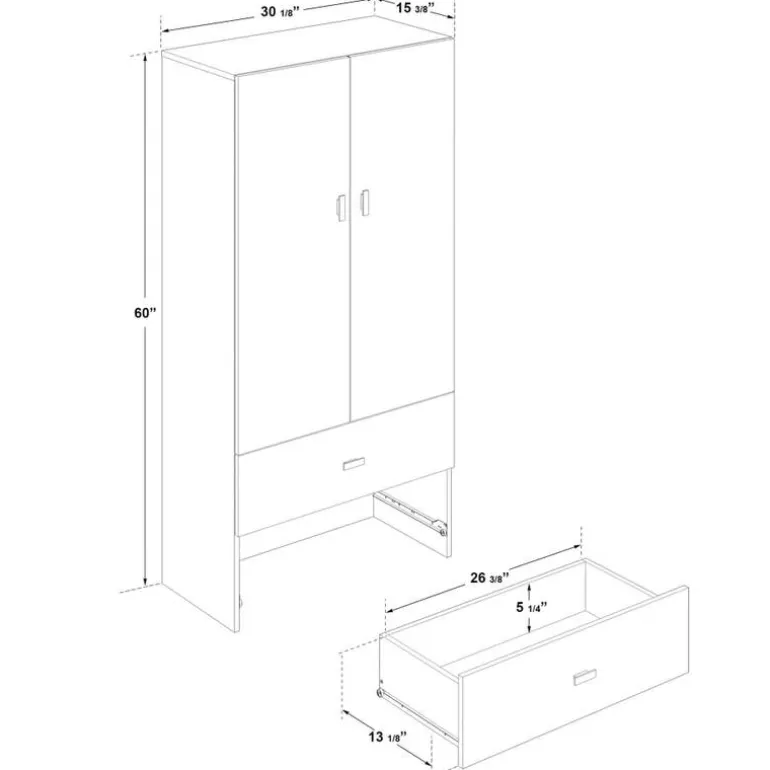 Queen Bedroom Set (60") - 5 pcs