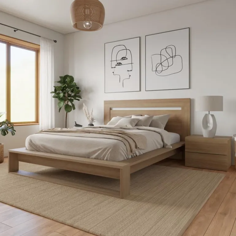 Queen Bedroom Set (60") - 4 pcs - Nexera