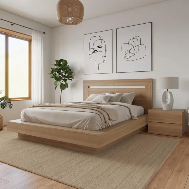 Queen Bedroom Set (60") - 3 pcs - Nexera