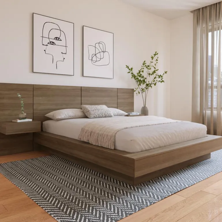 Queen Bedroom Set (60") - 4 pcs - Nexera
