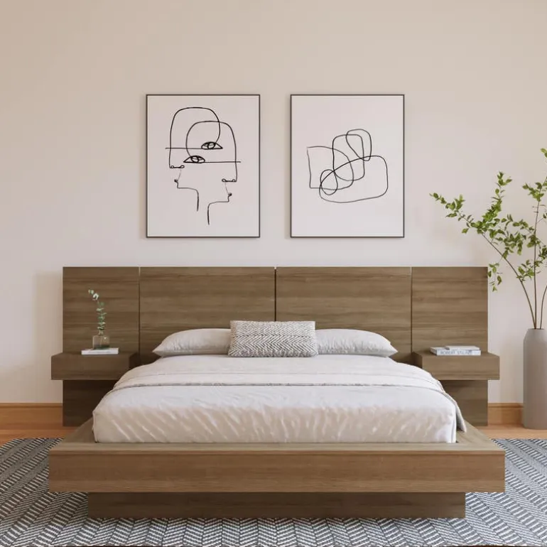Queen Bedroom Set (60") - 4 pcs - Nexera