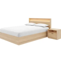 Queen Bedroom Set with Lighting (60