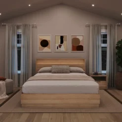 Queen Bedroom Set with Lighting (60