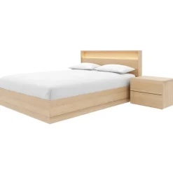 Queen Bedroom Set with Lighting (60