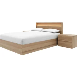 Queen Bedroom Set with Lighting (60