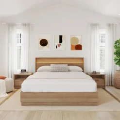 Queen Bedroom Set with Lighting (60