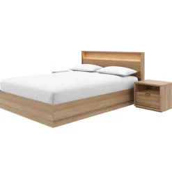 Queen Bedroom Set with Lighting (60