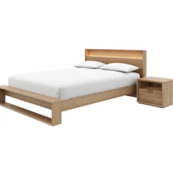 Queen Bedroom Set with Lighting (60