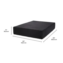Queen Medium-Firm Memory Foam Mattress-in-a-Box - 60