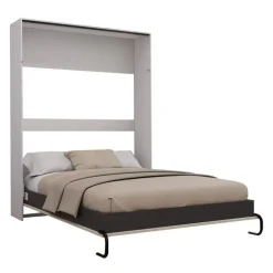Queen Murphy Bed - Grey