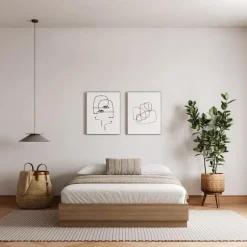 Queen Platform Bed - Nexera