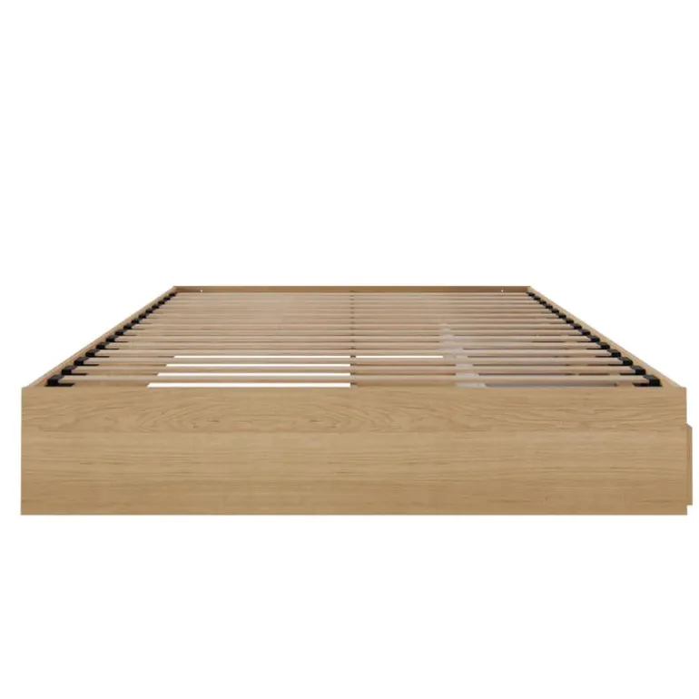 Queen Platform Bed with 3-Drawer Storage (60") - Nexera