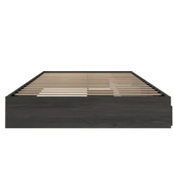 Queen Platform Bed with 3-Drawer Storage (60