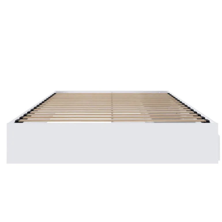 Queen Platform Bed with 3-Drawer Storage (60") - Nexera