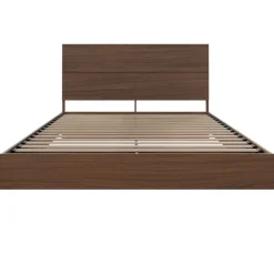Queen Platform Bed with Headboard (60'') - Nexera